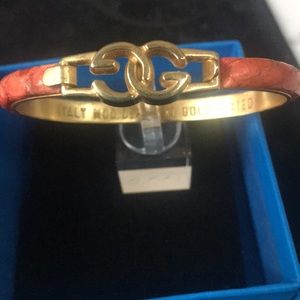 Gucci Jewelry - Rare Vintage Gucci Orange Snake Skin Bangle Gucci Jewelry - Rare Vintage Gucci Orange Snake Skin Bangle